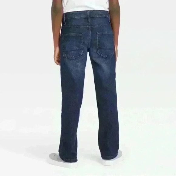 Boys' Stretch Straight Fit Jeans - Cat & Jack™
Blue 6 - Picture 2 of 2